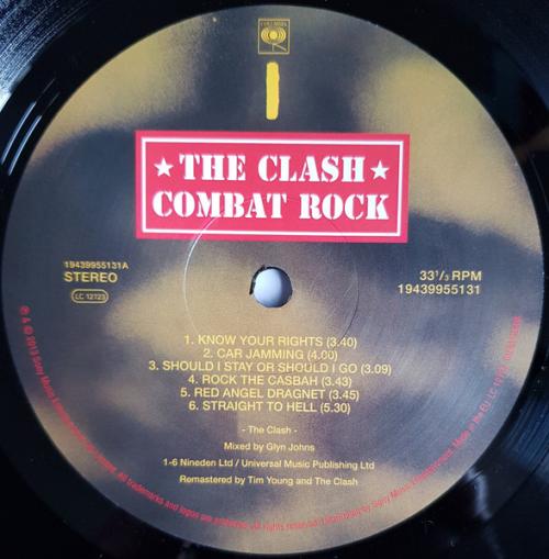 Виниловая пластинка Clash, The - Combat Rock + The People's Hall (Black Vinyl 3LP)
