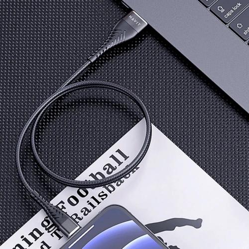 USB кабель HAVIT CB706 USB-A - Micro USB BK 1m