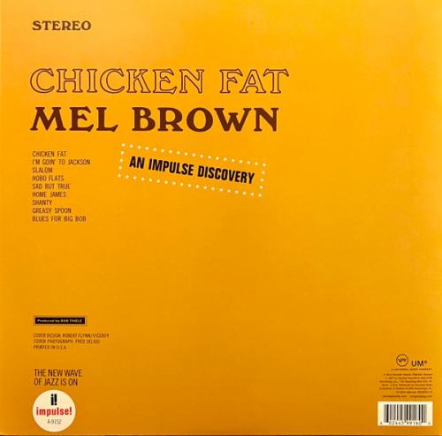 Виниловая пластинка Mel Brown - Chicken Fat (Black Vinyl LP)