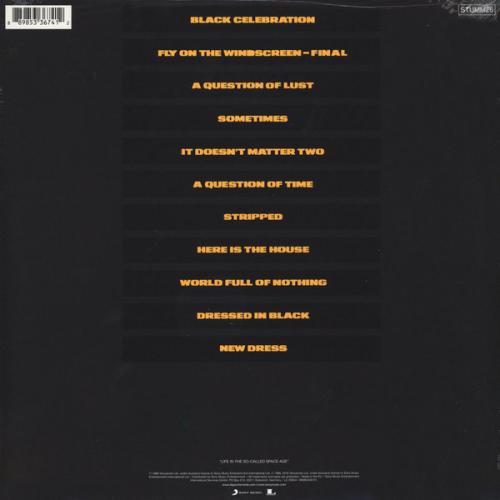 Виниловая пластинка Sony Depeche Mode Black Celebration (180 Gram/Gatefold)