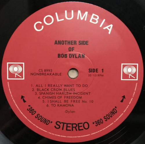 Виниловая пластинка Bob Dylan ANOTHER SIDE OF BOB DYLAN