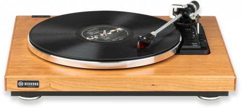 Проигрыватель винила REKKORD Audio F400 Cherry wood (2M Red)