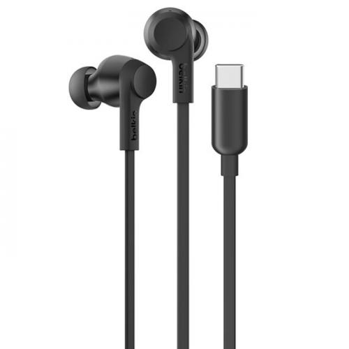 Наушники Belkin Soundform ANC Wired USB-C Headphones Black