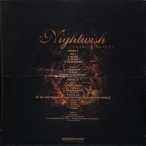Виниловая пластинка Nightwish - Human.:II:Nature. (Solid Gold Vinyl 3LP)