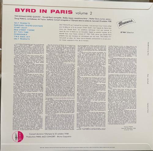 Виниловая пластинка Donald Byrd - Parisian Thoroughfare (Analogue) (Black Vinyl LP)