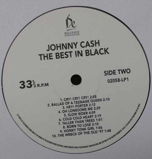 Виниловая пластинка Johnny Cash - THE BEST IN BLACK