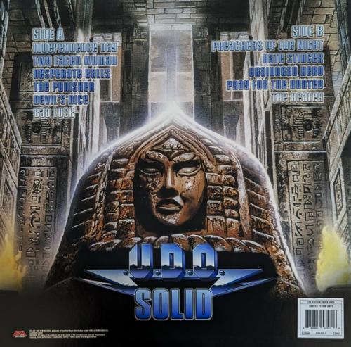 Виниловая пластинка U.D.O. - Solid (coloured) (Сoloured Vinyl LP)