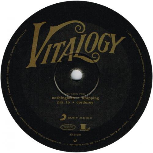 Виниловая пластинка Pearl Jam VITALOGY VINYL EDITION (Remastered/180 Gram)