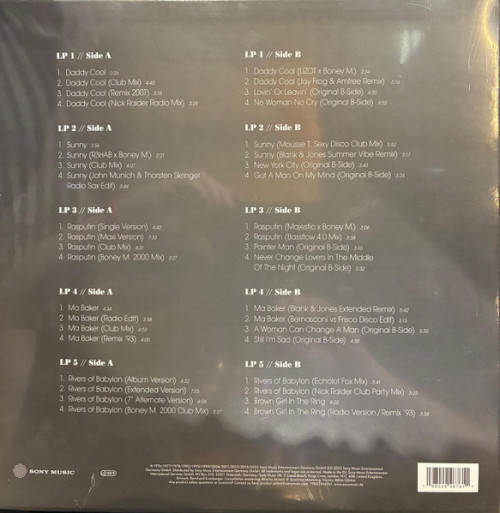 Виниловая пластинка Boney M. - The Hits: The Mixes EP Collection (V12) (Coloured Vinyl, Box Set)