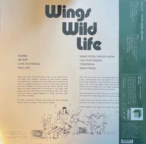 Виниловая пластинка Paul McCartney - Wild Life (Half Speed) (Black Vinyl LP)