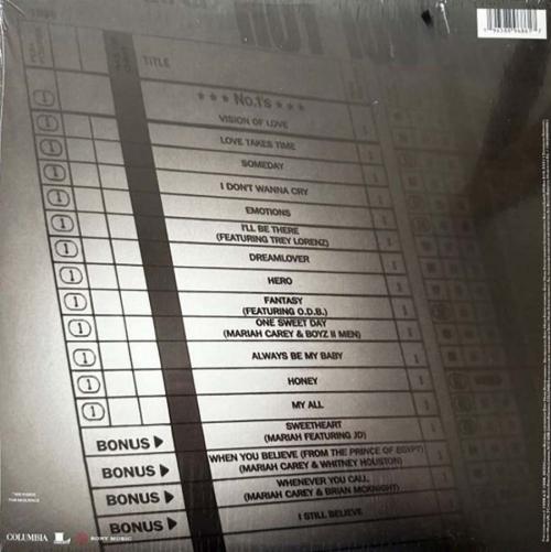 Виниловая пластинка Mariah Carey - # 1's (Metallic Silver/Black Swirl Vinyl 2LP)
