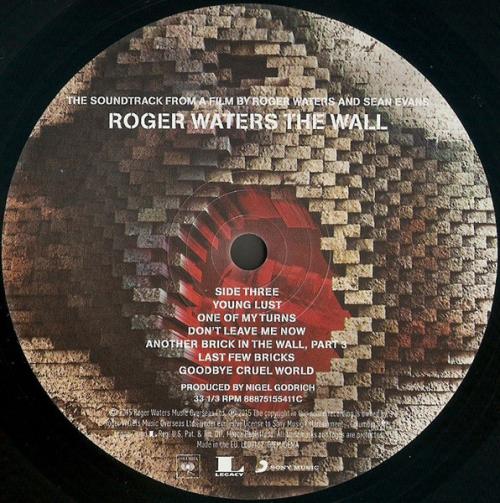 Виниловая пластинка Sony Roger Waters The Wall (180 Gram/Trifold/+Booklet)