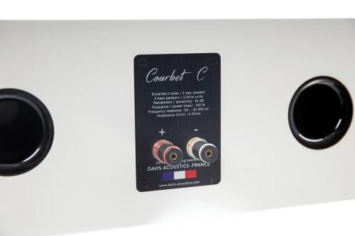 Акустика центрального канала Davis Acoustics Courbet C White Gloss