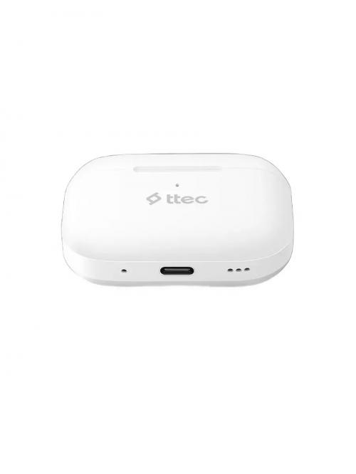 Наушники TTEC AirBeat Pro Lite ANC TWS Bluetooth Headset White