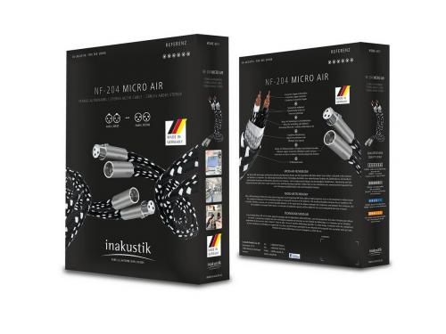 Кабель межблочный аудио In-Akustik Referenz NF-204 Micro AIR, 1.5 m, XLR, 0071881153