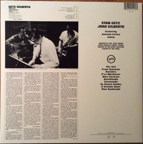 Виниловая пластинка Stan Getz, Joao Gilberto, Getz/Gilberto (Back To Black)