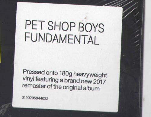 Виниловая пластинка Pet Shop Boys FUNDAMENTAL