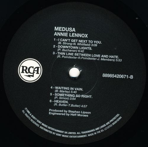 Виниловая пластинка Sony Annie Lennox Medusa (180 Gram)