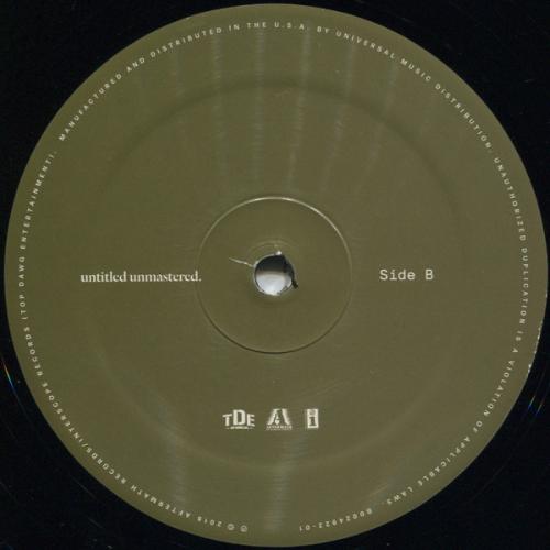 Виниловая пластинка Lamar, Kendrick, Untitled Unmastered.