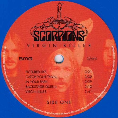 Виниловая пластинка Scorpions - Virgin Killer (180 Gram Sky Blue Vinyl LP)