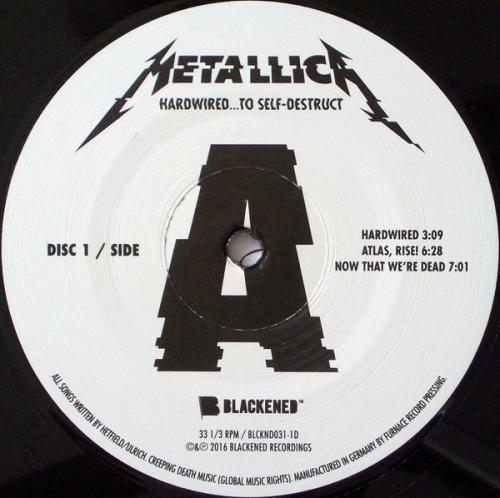 Виниловая пластинка Metallica – Hardwired...To Self-Destruct (Black Vinyl 2LP)
