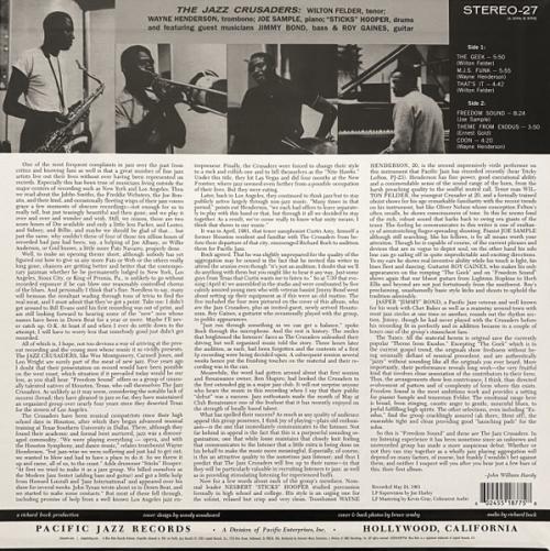 Виниловая пластинка The Crusaders - Freedom Sound (Analogue, Tone Poet) (Black Vinyl LP)