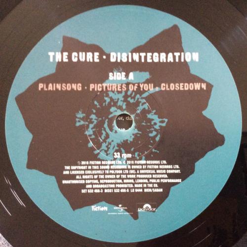 Виниловая пластинка The Cure, Disintegration (Remastered)