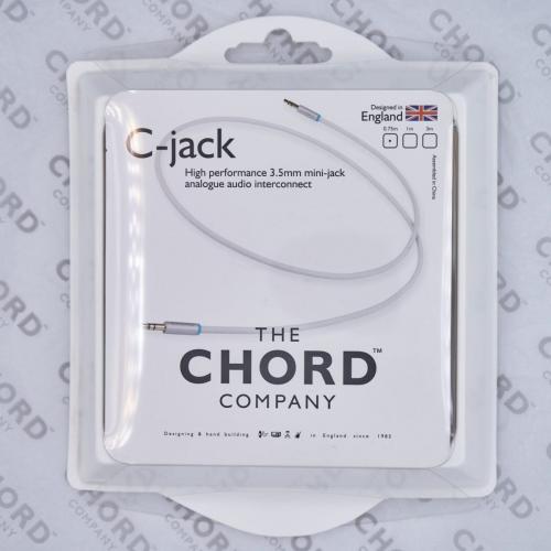 Кабель межблочный аудио Chord Company C-Jack 3.5mm Stereo to 3.5mm Stereo 1m