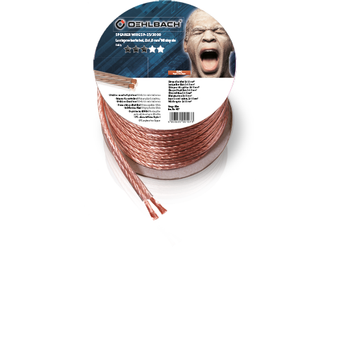 Акустический кабель Oehlbach Speaker Cable 2x1,5 mm clear 10.0m (D1C101)