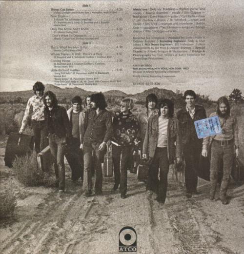 Виниловая пластинка Delaney & Bonnie - On Tour With Eric Clapton (Analogue) (Black Vinyl LP)