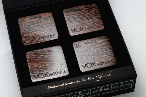 Демпфер квадратный VOXmodule Wenge (4 шт) (A, 2-4 кг)
