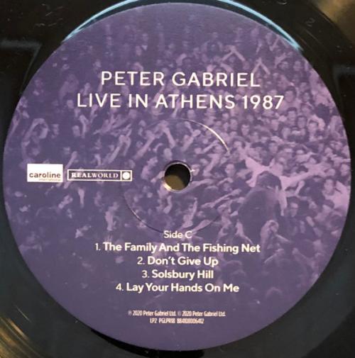 Виниловая пластинка Peter Gabriel - Live In Athens 1987 (Half Speed) (Black Vinyl 2LP)