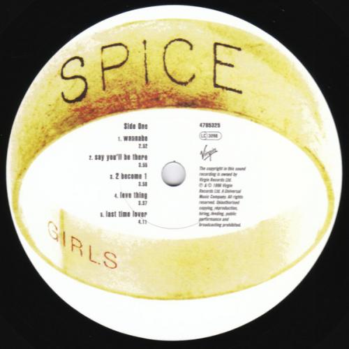 Виниловая пластинка Spice Girls, Spice