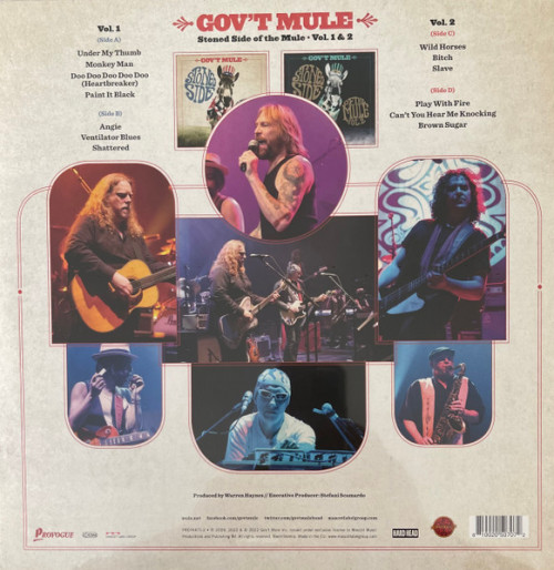 Виниловая пластинка Gov't Mule - Stoned Side Of The Mule (Blue & Red Vinyl 2LP)