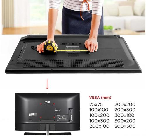 Кронштейн для телевизора Holder LCDS-5010 черный металлик