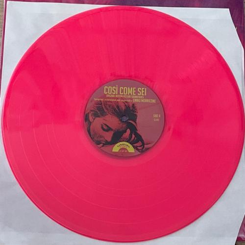 Виниловая пластинка Саундтрек - Cosi' Come Sei (Ennio Morricone) (Coloured Vinyl LP)