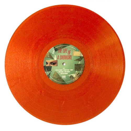 Виниловая пластинка Taylor Swift - The Life Of A Showgirl (Sweat & Vanilla Perfume) (Portofino Orange Glitter Vinyl LP)