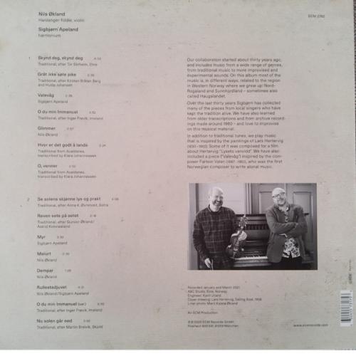 Виниловая пластинка Nils Okland, Apeland, Sigbjorn - Glimmer (Black Vinyl LP)