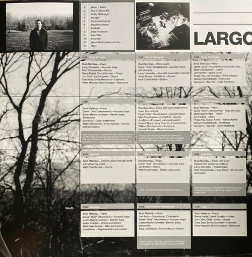 Виниловая пластинка Brad Mehldau - Largo (Black Vinyl 2LP)