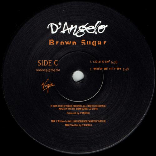 Виниловая пластинка D'Angelo, Brown Sugar (20th Anniversary Edition)