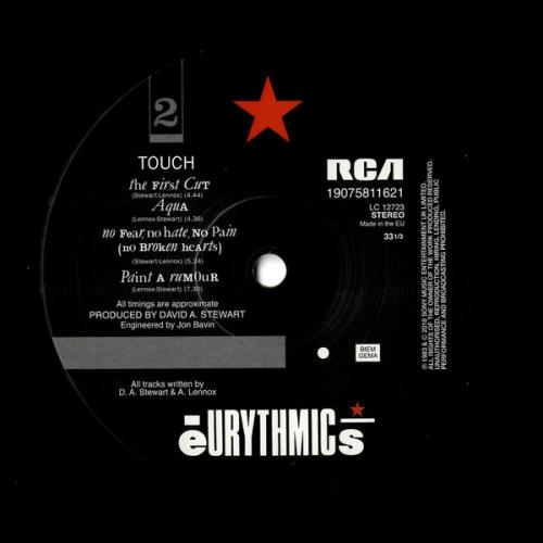 Виниловая пластинка Sony Eurythmics Touch (180 Gram)