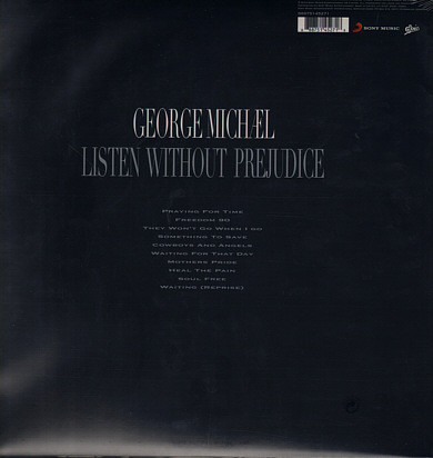 Виниловая пластинка George Michael LISTEN WITHOUT PREJUDICE (180 Gram/Remastered)