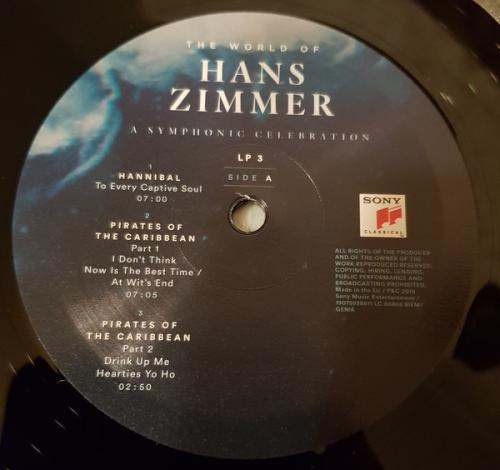 Виниловая пластинка Sony Hans Zimmer The World Of Hans Zimmer - A Symphonic Celebration (Limited 180 Gram Black Vinyl/Gatefold)
