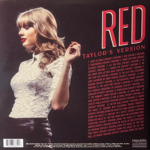Виниловая пластинка Taylor Swift - Red (Taylor's Version) (Black Vinyl 4LP)