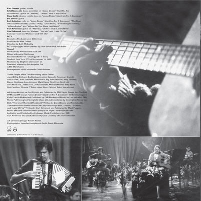 Виниловая пластинка Nirvana, MTV (Logo) Unplugged In New York