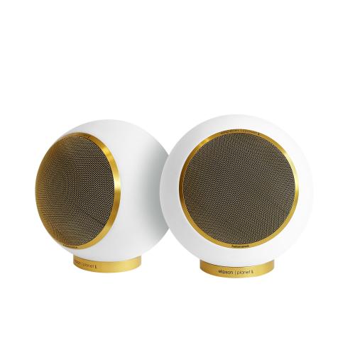 Полочная акустика Elipson Planet L PERFORMANCE 2.0 White Matt/Gold