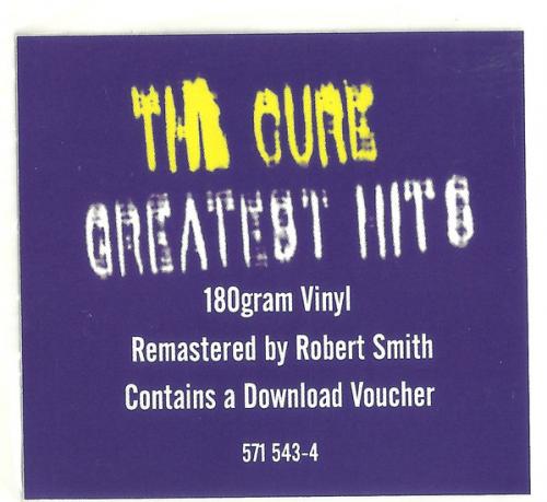 Виниловая пластинка The Cure, Greatest Hits (Remastered)