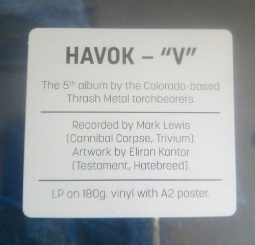 Виниловая пластинка Sony HAVOK, V (180 Gram Black Vinyl/Poster)
