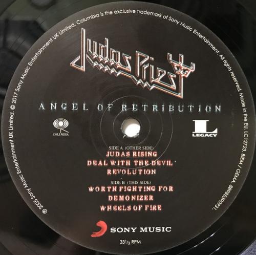 Виниловая пластинка Judas Priest ANGEL OF RETRIBUTION