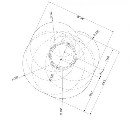 Крепление проектора EuroMet UNIV/15-FS (04382)